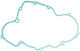 Athena koppelingsdeksel pakking seal clutch cover 400-520 00-02,