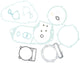 Athena motor pakkingset gasket set engine te tc wxe 610, 90-08,