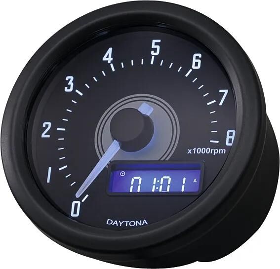 Daytona toerenteller velona 60 dark speedometer velona dark,b led-white 8000u min