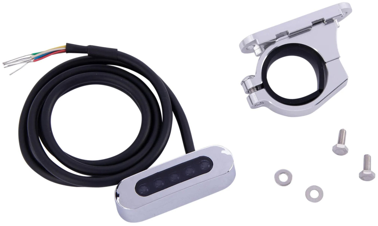 Daytona controlelamp unit alpha indicator light unit alpha chrom