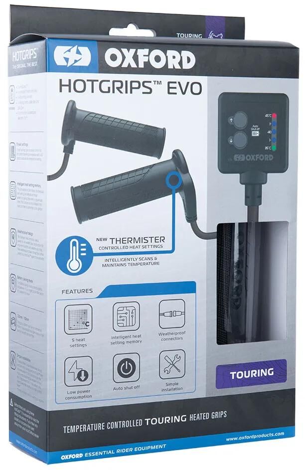 Oxford handvatverwarming hotgrips evo heated grips evo t 22+25mm open 5-stage