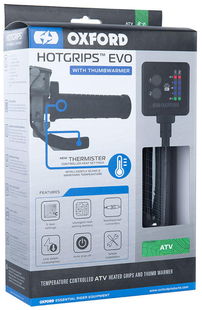 Oxford heizgriffe hotgrips evo heated grips evo a 22+25mm open dual 5-stage