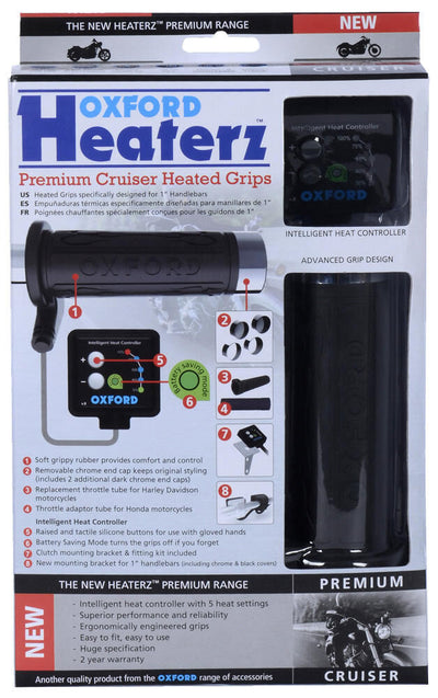 Oxford heizgriffe hotgrips premium heated grips pre c 25.4 mm open 5-stage