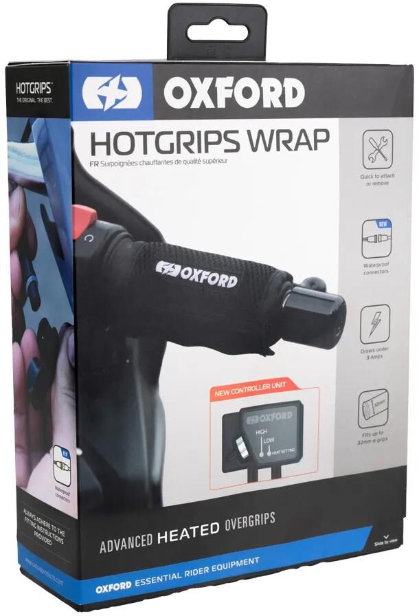 Oxford handvatverwarming courier hotgrips heated grips pre o universal open 2-stage