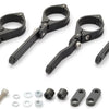 Daytona koplamphouder dual-axis bracket sh. alu 39mm sw adjustable