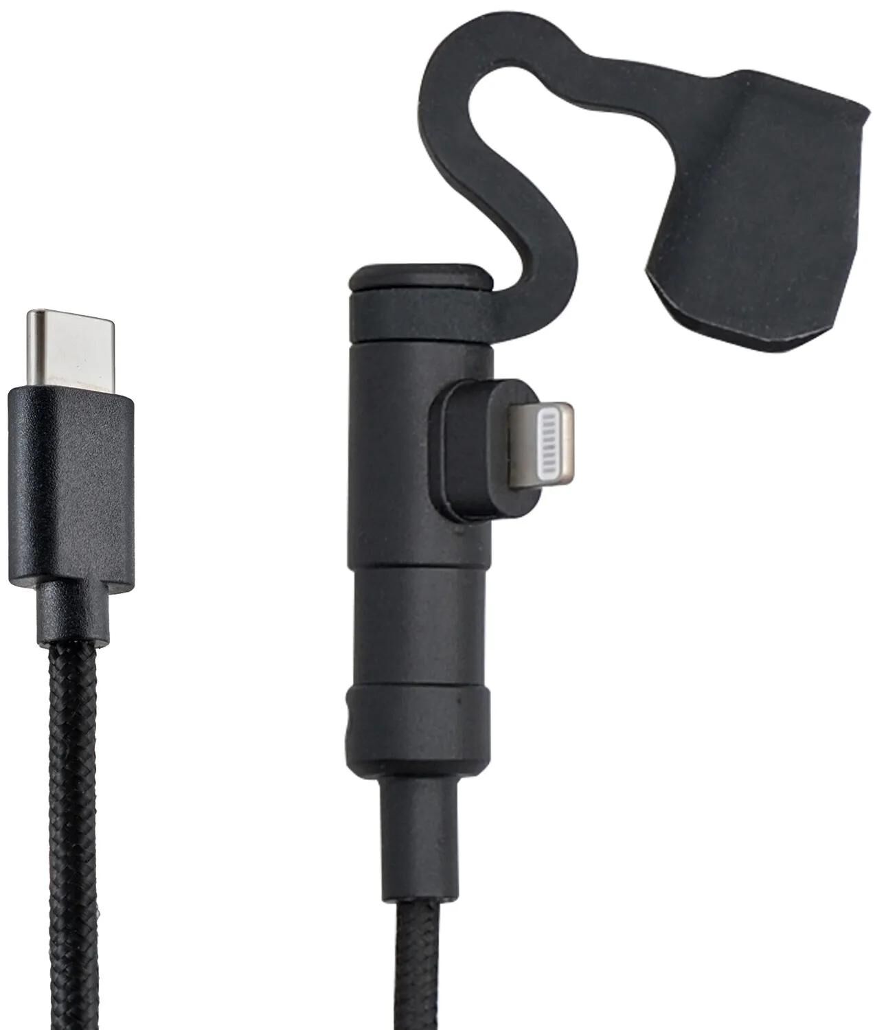 Daytona usb-oplaadkabel motorrad usb-cable type-c to light sw 20cm