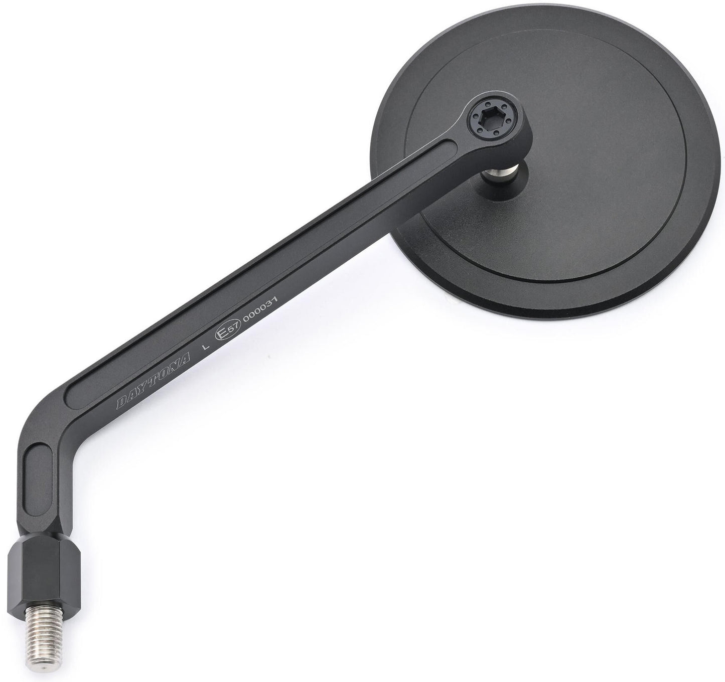 Daytona spiegel d-mirror-21 mirrors flat round alu li long sw e-mark