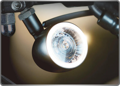 Kellermann led knipperlicht bullet 1000® pl white kl turn signal bullet 100 white, black