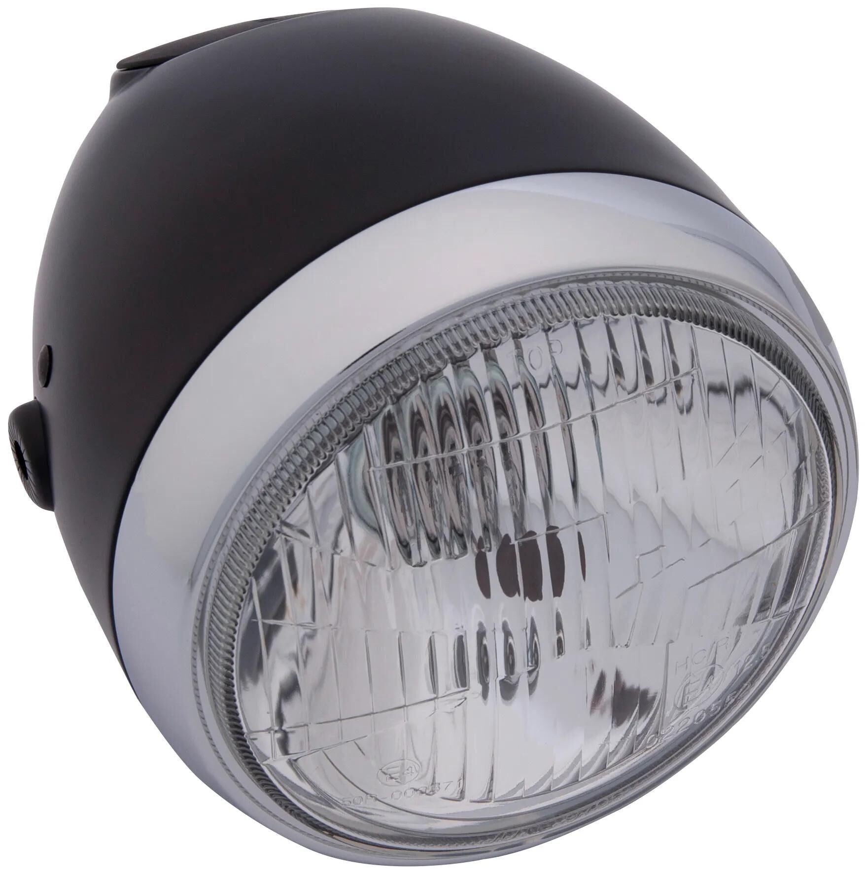 Daytona koplamp vintage headlights,vintage h4 60 55w, 5 3 4 black.