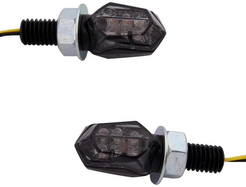Spec-x led knipperlicht e-short3 led-minbli.eshort3 glass smoke, short sleeve