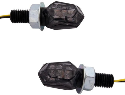 Spec-x led knipperlicht e-short3 led-minbli.eshort3 glass smoke, short sleeve