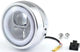 Daytona hoofdkoplamp led headlights led 12mm chr, lateral