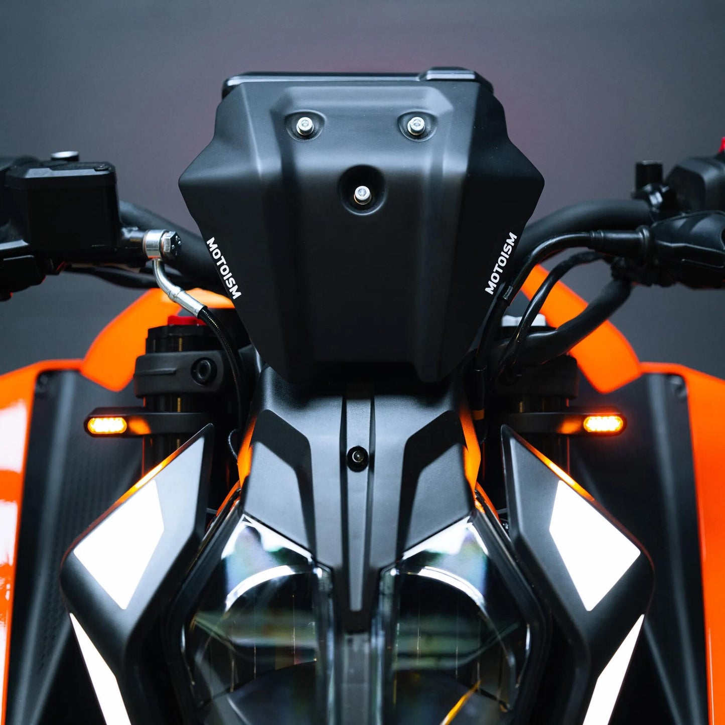 Motoism gabelschellen-led-blinker type four evo fork clamp turn signal mi type four evo 55 56 57 mm