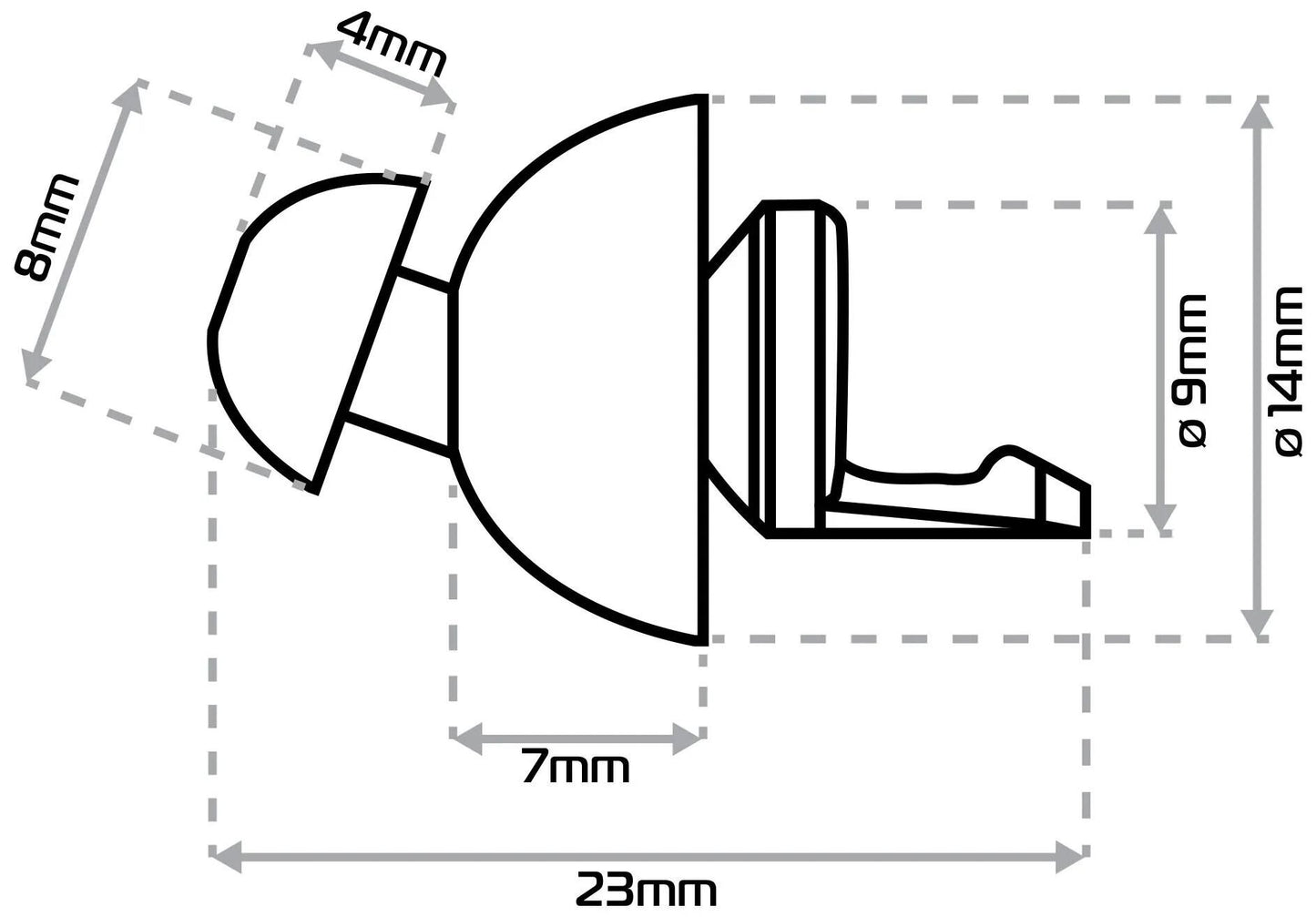 Oxford gehörschutzstöpsel filter buds hearing protection filter buds small fit