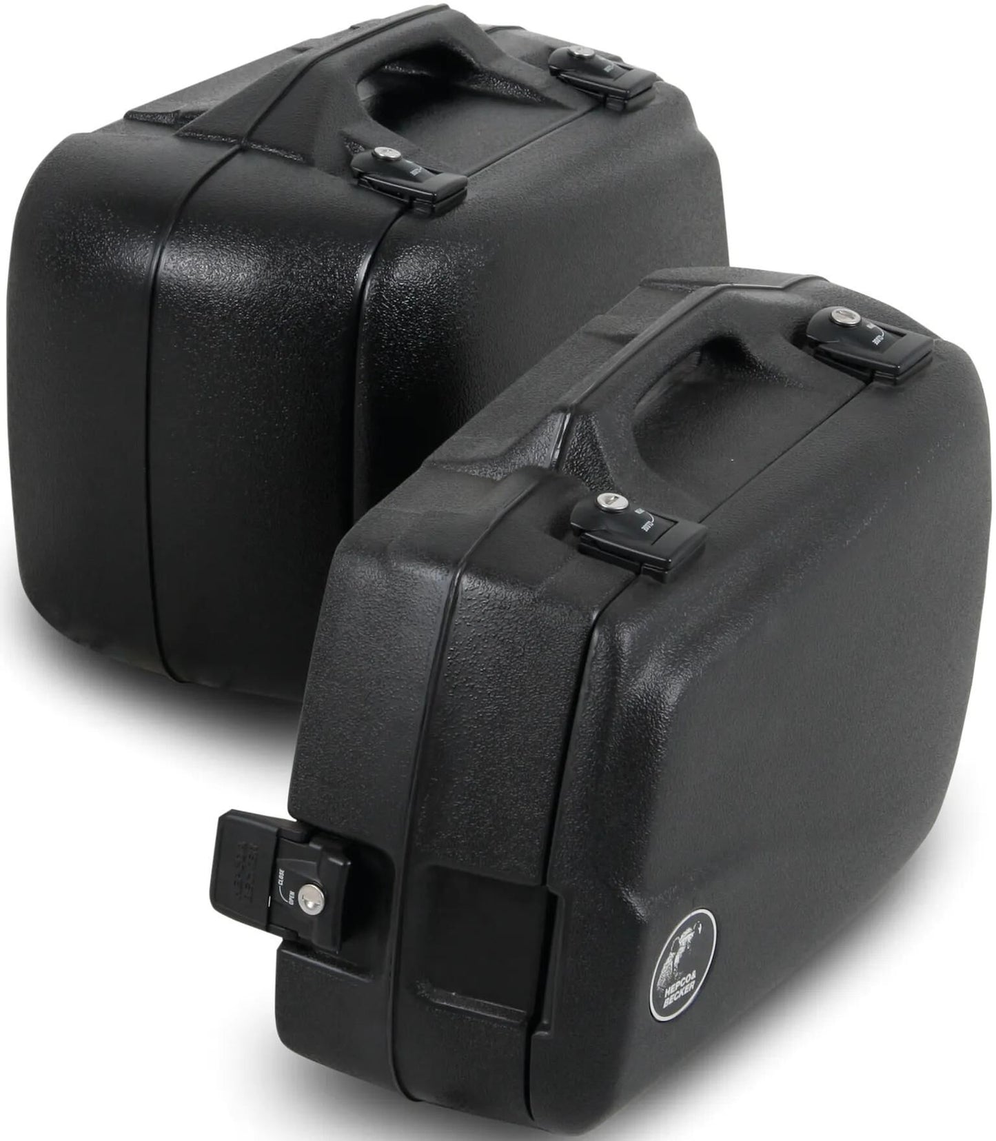 Hepco becker koffer junior enduro cases hepco juior enduro set 40li. 30re black