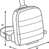 Oxford beentas aqua l1 leg bag aqua l1 black