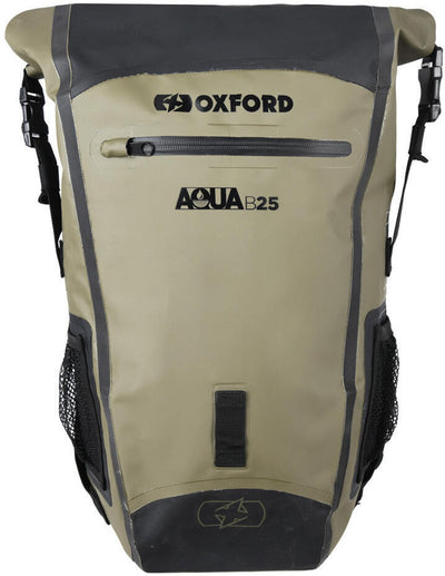 Oxford rucksack aqua b 25 backpack aqua b25 khaki black 25l