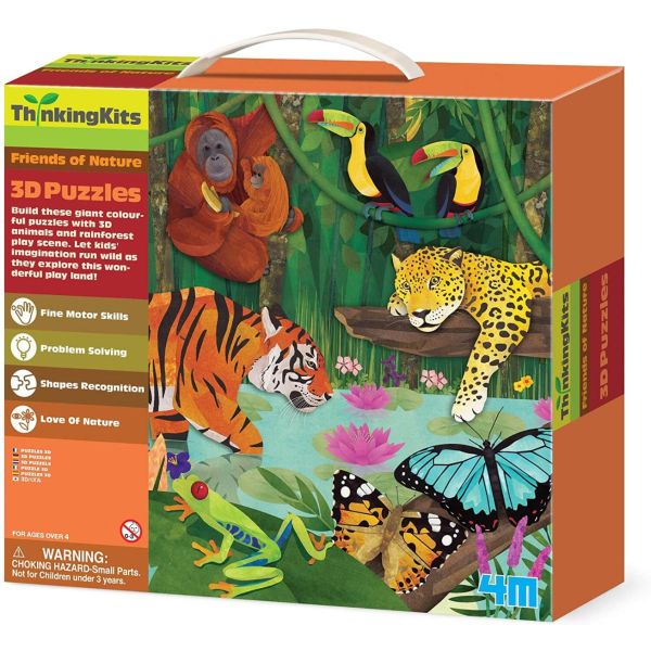 thinking kits vloerpuzzel 3d regenwoud