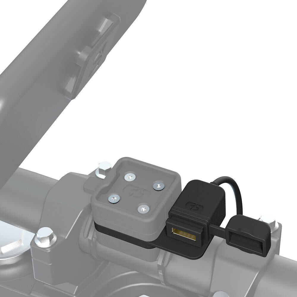 Oxford usb-adapter cliqr usb charg. adapter black