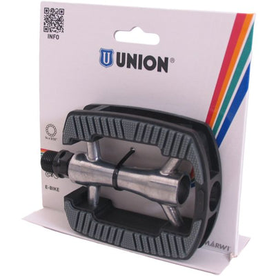 Union 821 pedalen alu zilver blister
