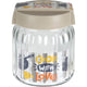 Excellent houseware voorraadpot glas 1l met deksel