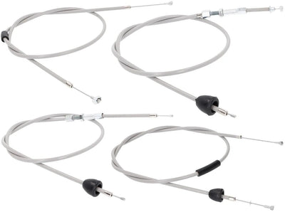 101 octane bowden kabelset bowden cable set 101.octa 4tlg grey