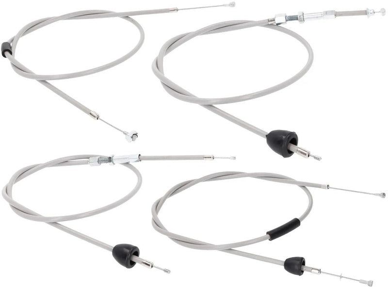 101 octane bowden kabelset bowden cable set 101.octa 4tlg grey