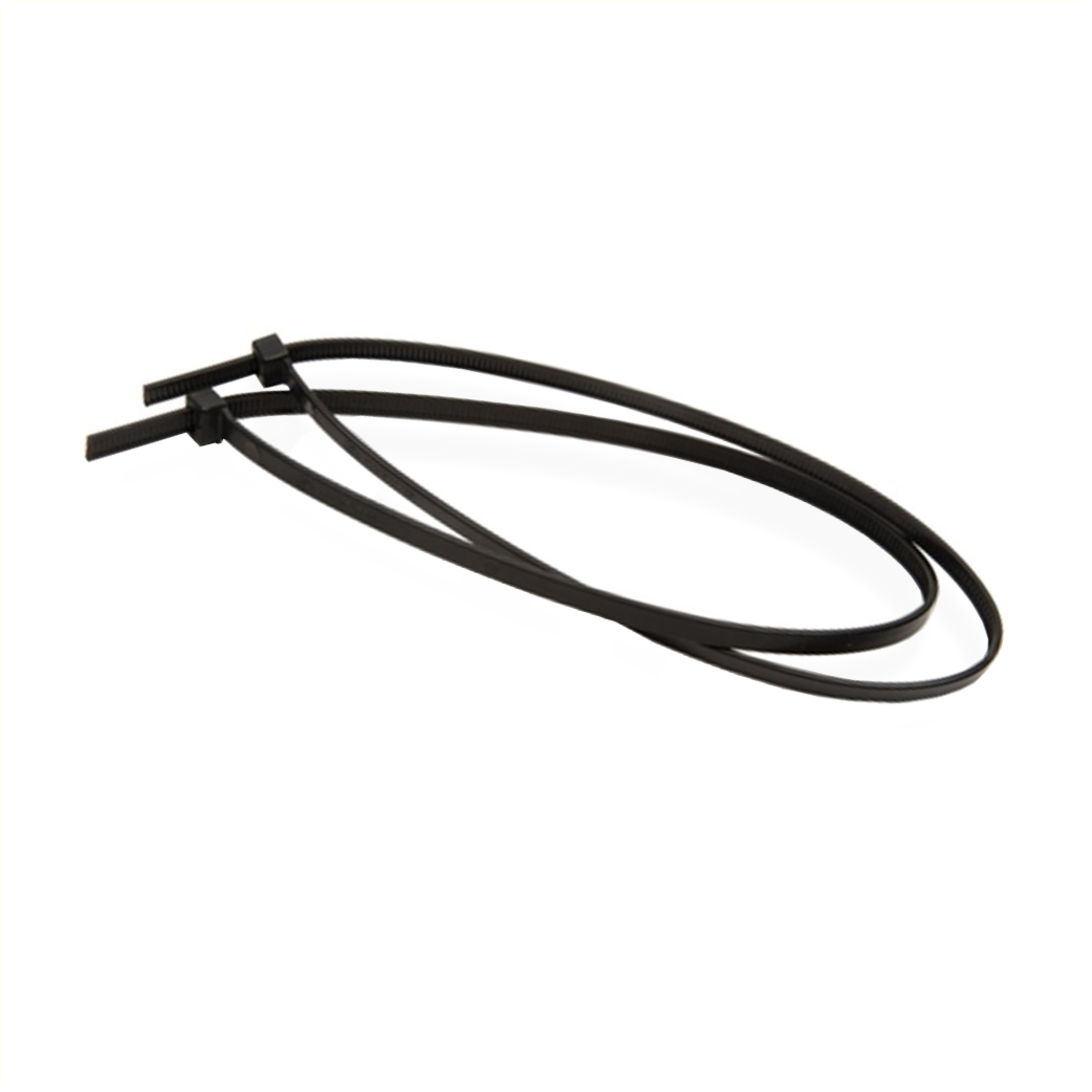 Tie wrap kabelbinder 200x2.5 mm. per 100 zwart