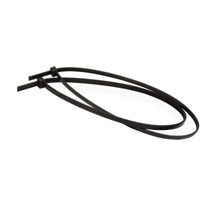 Tie wrap kabelbinder 200x2.5 mm. per 100 zwart