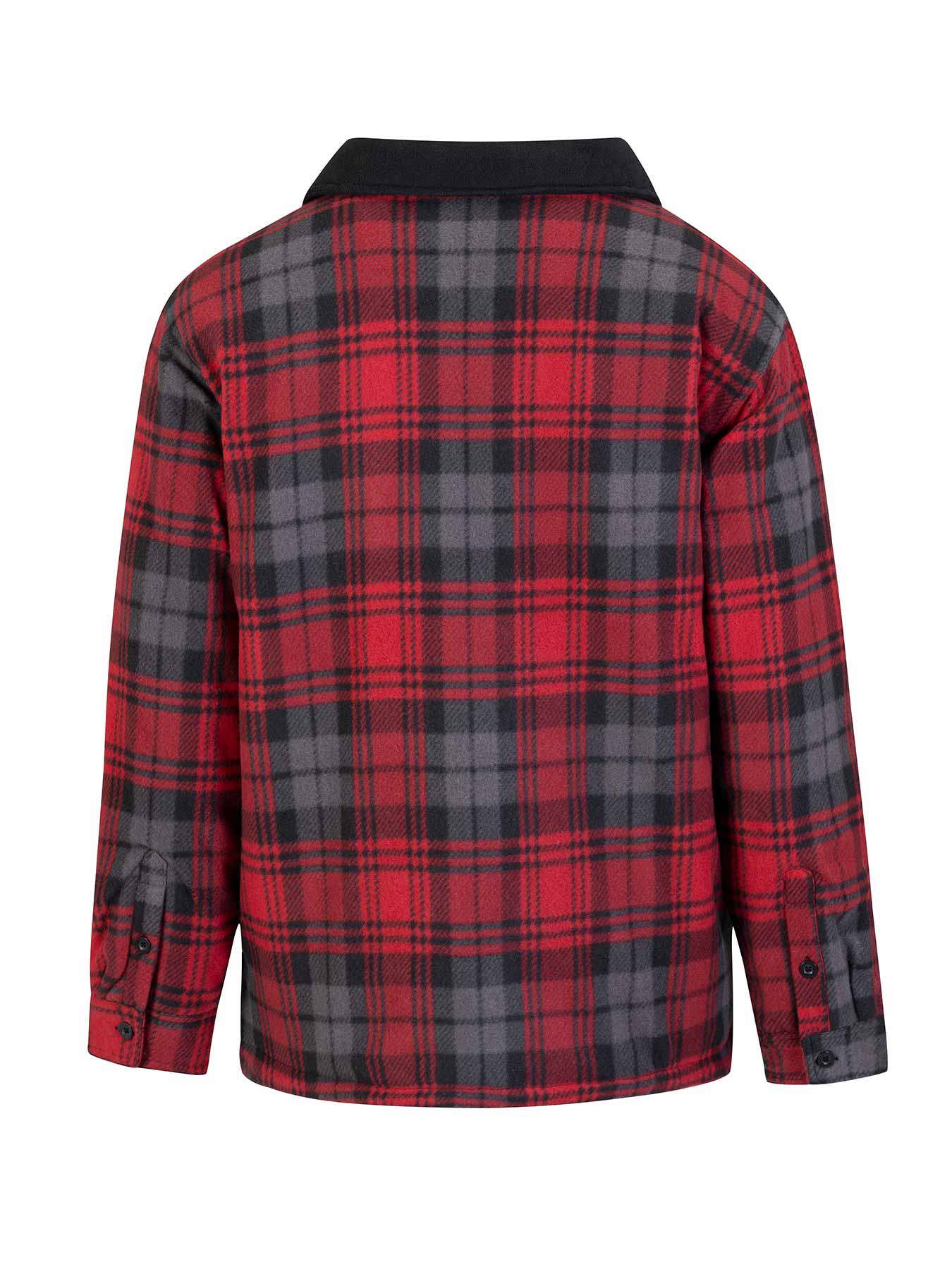 Storvik producten houthakkers fleecevest stanley thermo roodzwart 3xl