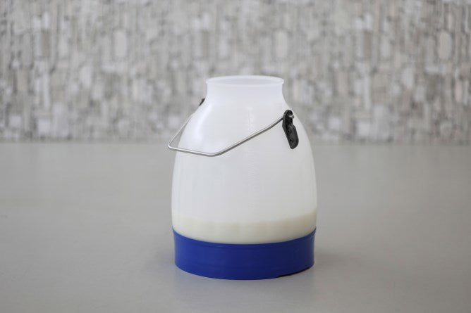 Kerbl producten melkemmer semi transparant blauw 30 liter
