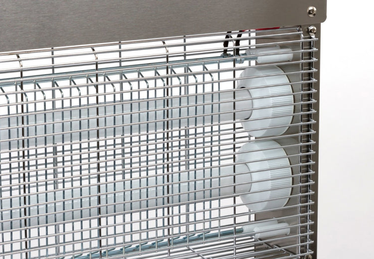 Ecokill producten elektr vliegenkast inox ipx4 2 x 15w