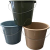 Producten huishoudemmer kunststof 5 liter eco kleuren