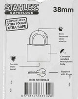 Producten hangslot superlock 38mm plus3sleutels - afbeelding 4