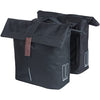 Basil tas dubbel 18333 city mik 28-32l. zwart