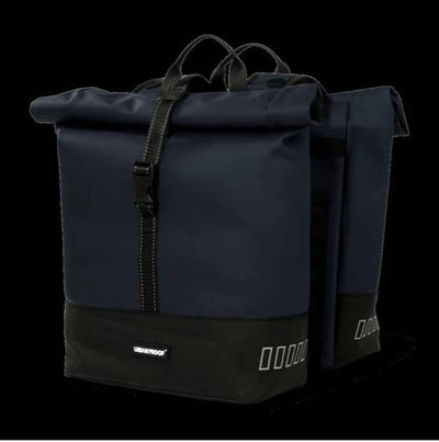 Urbanproof urban proof rolltop dubbeltas 38l blauw recycled