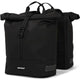 Urbanproof tas double roll up recycle 38l zwart