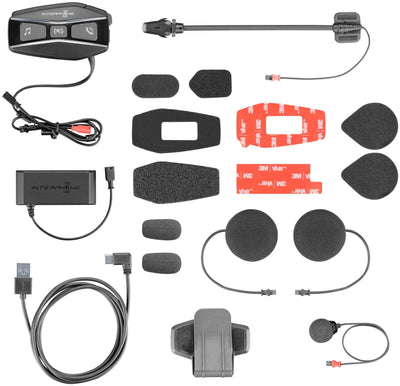 Interphone helm communicatie systeem u-com 16 com. system helmet u-com16 singlekit