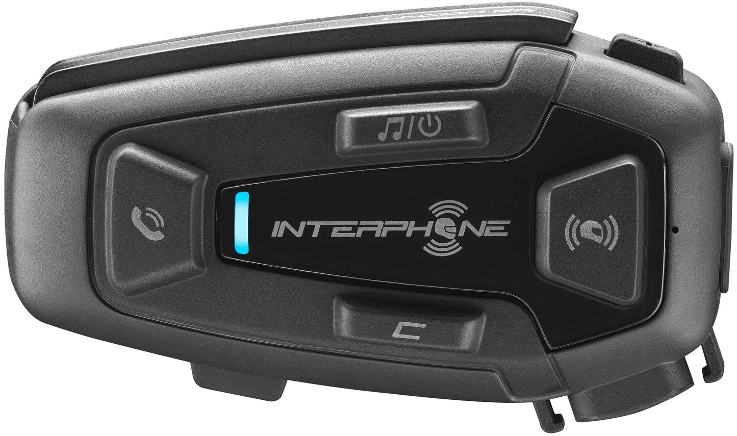 Interphone helm communicatie systeem u-com 8 r com. system helmet u-com8r singlekit