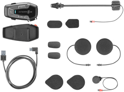 Interphone helm communicatie systeem u-com 6 r com. system helmet u-com6r singlekit