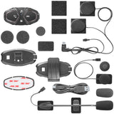 Interphone helm communicatie systeem active helmet com.system interp. single kit - afbeelding 1
