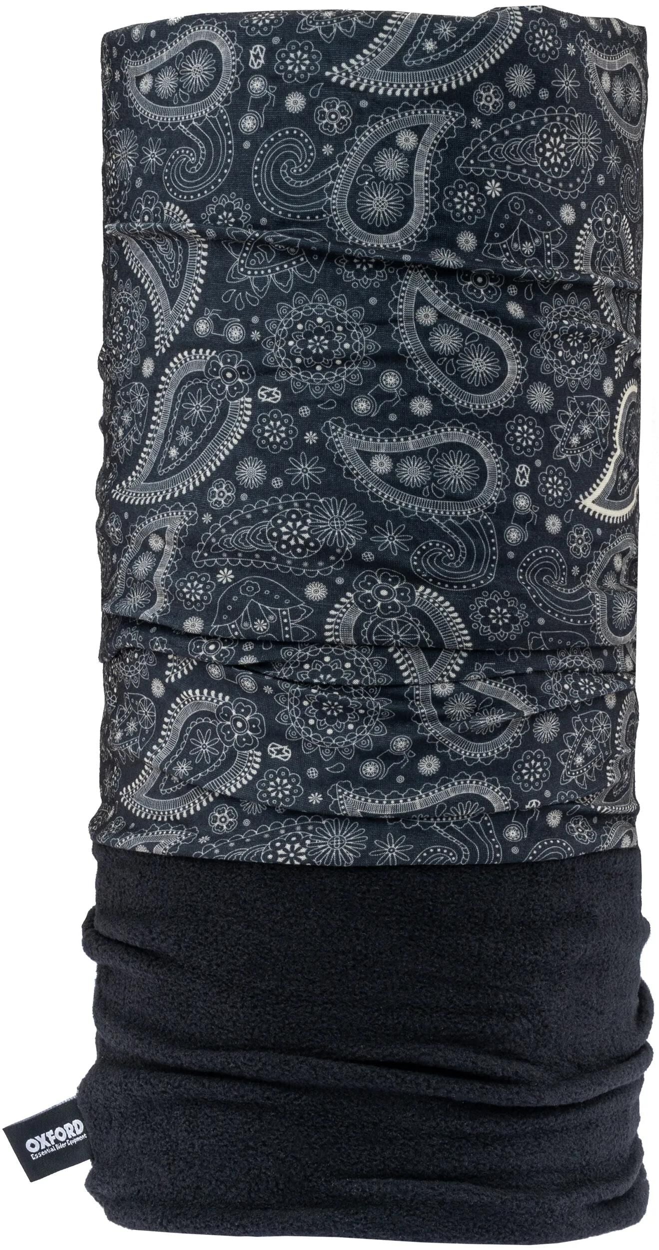 Oxford multifunctie doeken snug multifun. scarf snug mc paisley navy