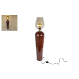 Staande lamp martin terra glas metaal dia.20x95cm - afbeelding 2
