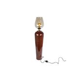 Staande lamp martin terra glas metaal dia.20x95cm - afbeelding 1
