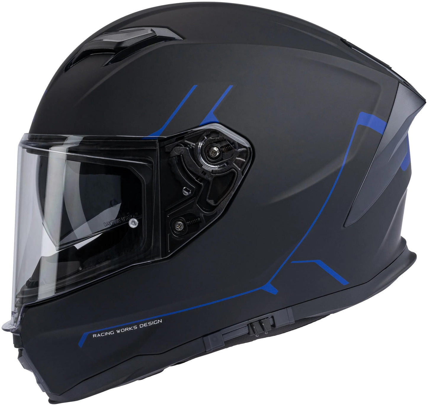Spec-x integralhelm sx-82.03 r2 stinger helmet sx-82.03 r2 black matt blue l pin rea