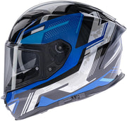 Spec-x integralhelm sx-82.03 r1 stinger helmet sx-82.03 r1 bl black white m pin read - afbeelding 2