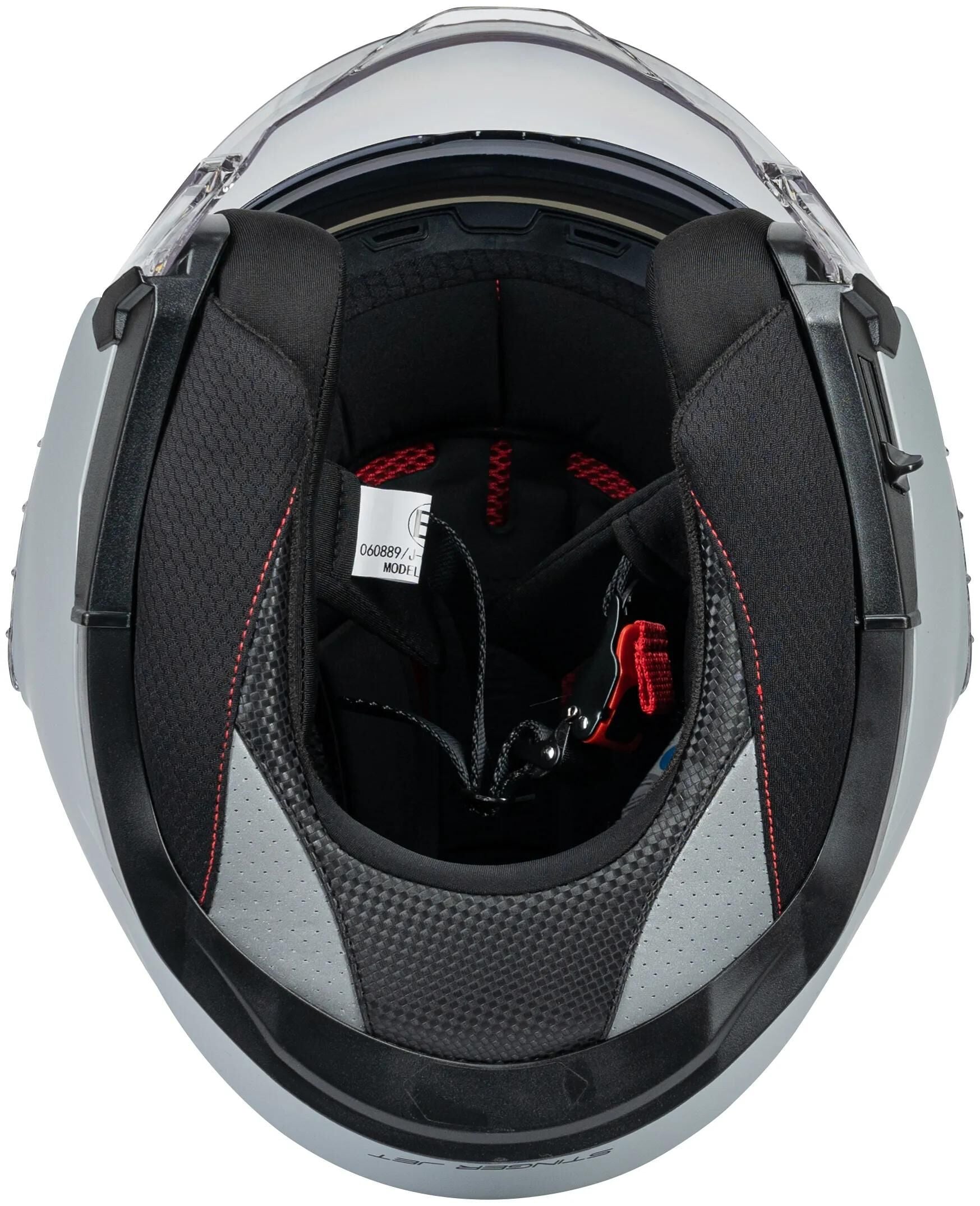 Spec-x jethelm sx-22.03 stinger jet helmet sx-22.03 stinger jet xxl sil. matt