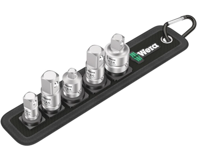 Wera 781 5 adapter set 1, 6‑delig (zwart)
