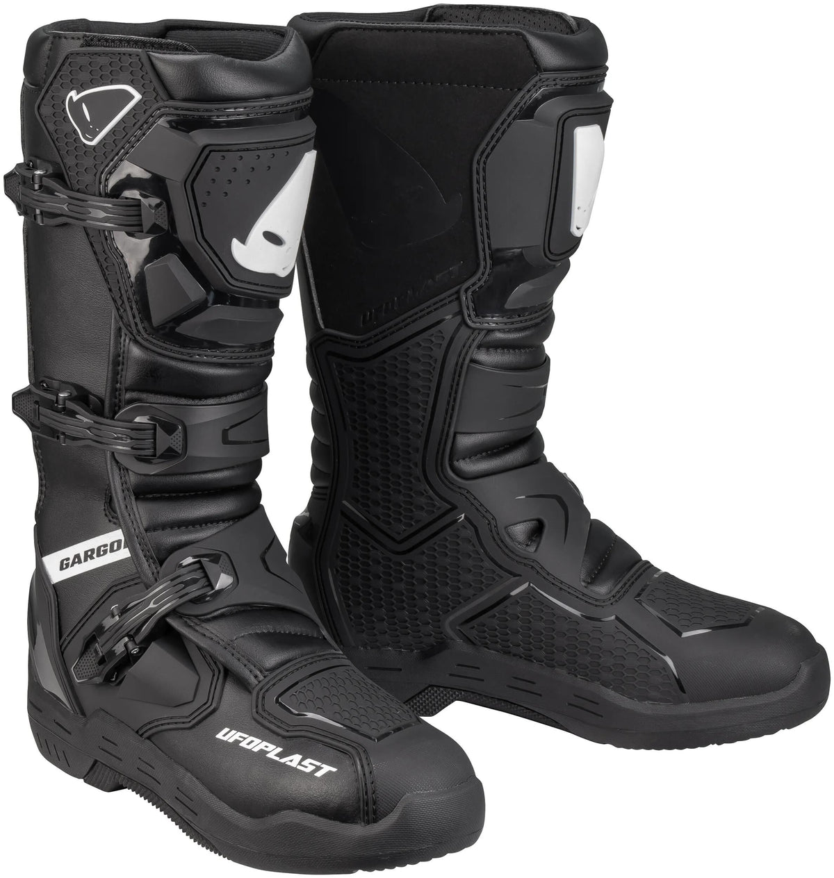 Ufo plast laarzen gargor boots ufo gargor black white gr. 43