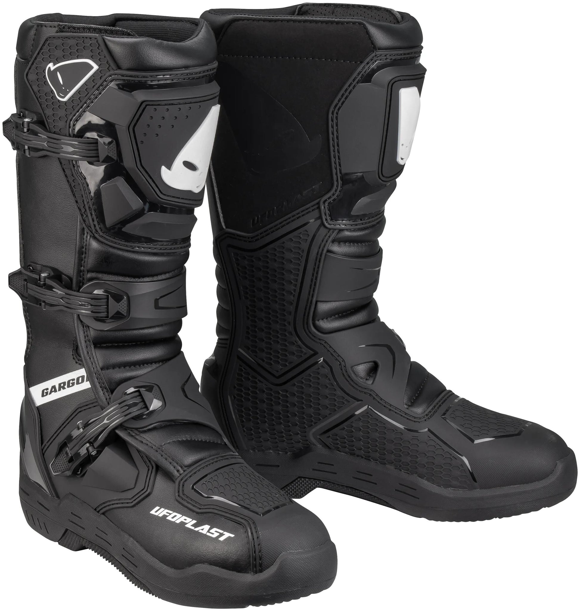 Ufo plast laarzen gargor boots ufo gargor black white gr. 46